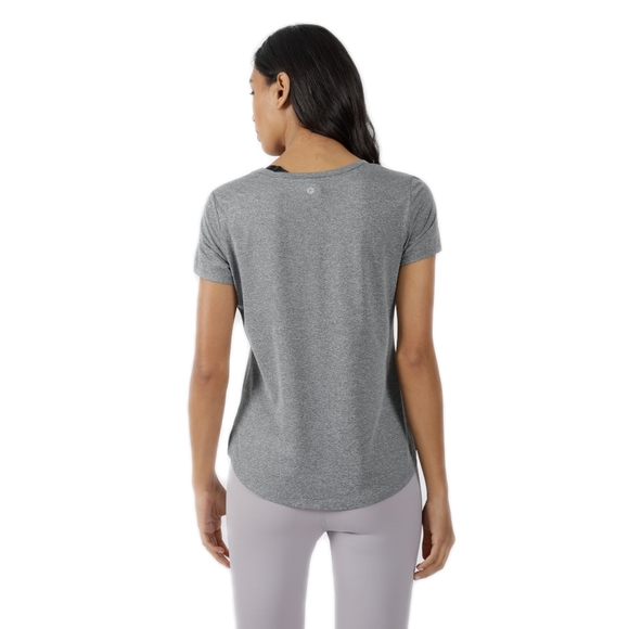 NWT 90 Degree by Reflex 2 Gray Tone V Neck Short Slv Tops - Picture 4 of 7